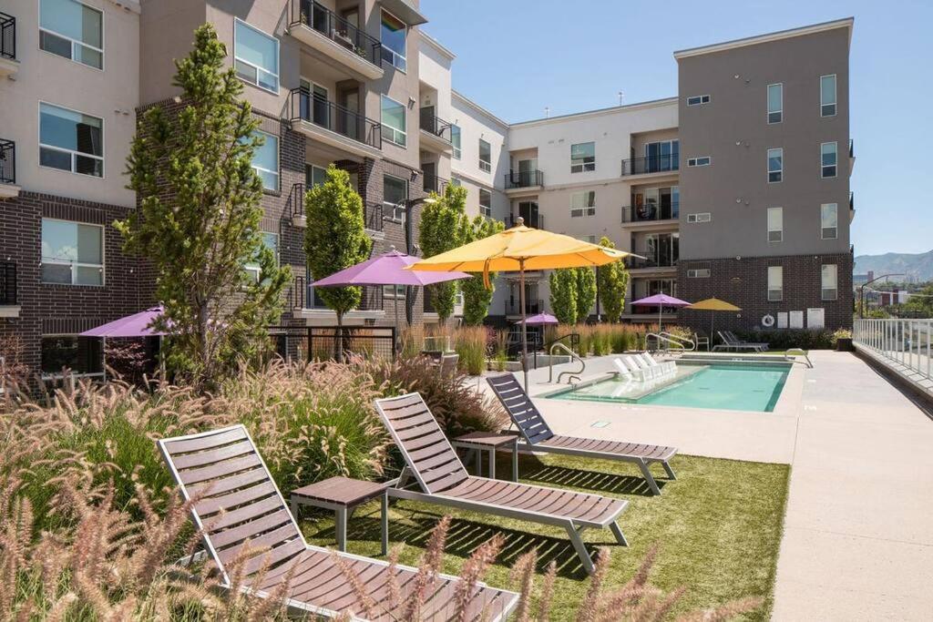 Downtown Walking Oasis With King Bd And City View Salt Lake City Exterior foto